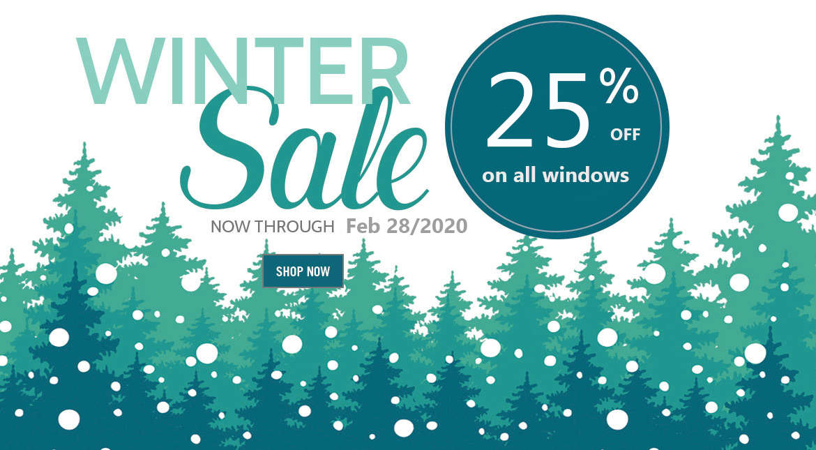 Limited time offer. Winter sale. 25% OFF !