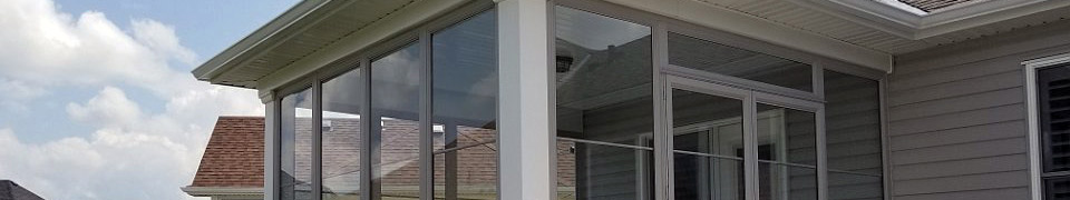 Backyard porch enclosure